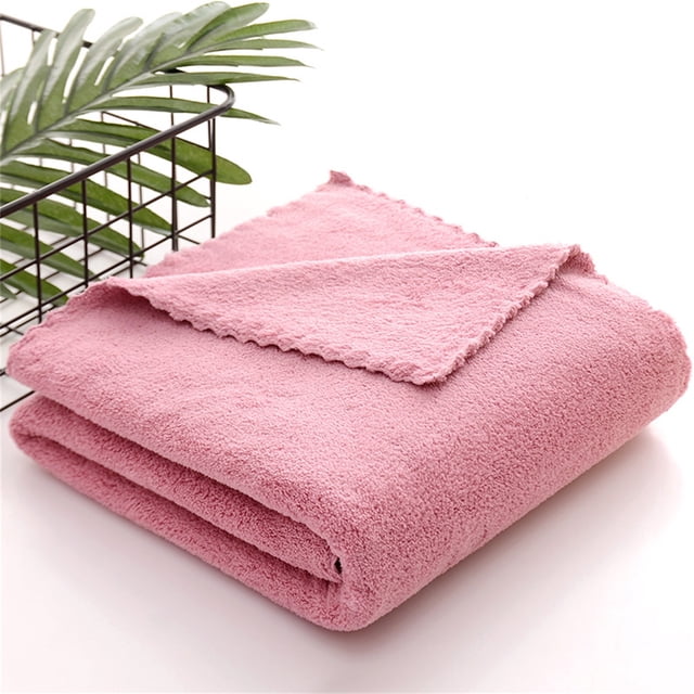 RXIRUCGD Serviette de Bain Deluxe Ultra Douce en Coton Haute Absorption Inclut Serviette 27.5X55. Po