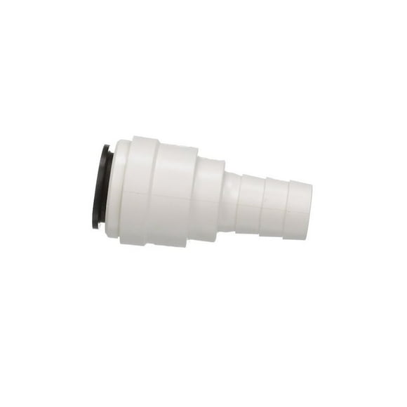 AquaLock Fresh Water Fitting 013513-1008 Adapter; Straight; With Ethylene Propylene Diene Monomer EPDM O-Ring; White; Polysulfone High Performance Thermal Plastic; Single; With Retail Packaging
