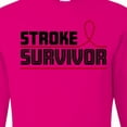 thumbnail image 4 of Inktastic Stroke Survivor Red Ribbon Awareness Long Sleeve T-Shirt, 4 of 5