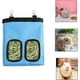 thumbnail image 4 of BEMS-1 comedero de heno para conejo azul, bolsa de heno, comedero colgante, heno para cerdo, 4 of 5