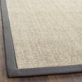 thumbnail image 4 of SAFAVIEH Natural Fiber Forrester Border Sisal Runner Rug, Marble/Grey, 2'6" x 10', 4 of 8
