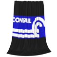 thumbnail image 2 of Manta polar Conrail, manta súper suave y acogedora, manta de franela ligera, suave y cómoda, mantas de felpa cálidas para sofá, cama, 2 of 5