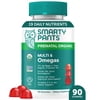 SmartyPants Prenatal Organic Multi & Omega-3 Gummies, New Packaging, Same Premium Nutrients, 90 Ct