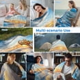 thumbnail image 5 of Sunset Beach Cooling Blanket, Lightweight Breathable Summer Throw Blanket with Double Sided Cold Effect,Spray Ocean Waves Sky Nature Scenery Picnic Beach Blankets Bed Sheet for Hot Sleepers 50"x60", 5 of 8
