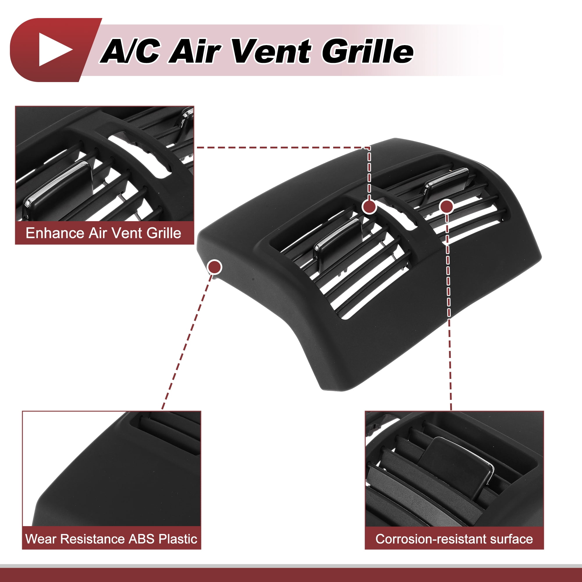 Unique Bargains Rear Console Air Outlet Vent Grille for Mercedes E-Class E250 E300