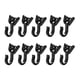thumbnail image 2 of Paquete ganchos de plástico negro para acampar libre gancho de toldo soporte para universal ganchos para colgar accesorios de Camping gancho, 2 of 8