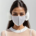 thumbnail image 1 of BKER Earmuffs Two In One Fleece Three Interface Earmuffs Keep Warm Outdoors In Winter, 1 of 7