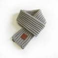 thumbnail image 3 of Bufanda de punto para hombres y mujeres, linda bufanda de moda de color sólido, sencilla, para otoño e invierno, para bebés, 3 of 5