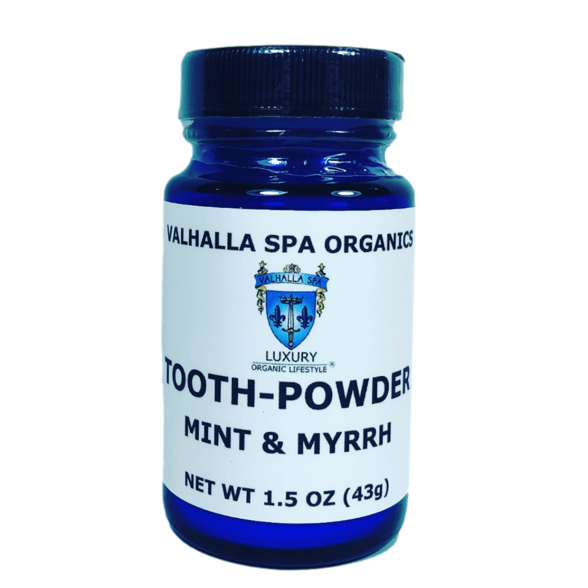 Powdered Toothpaste All Natural Tooth Powder with Mint & Myrrh Gum