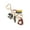 2, variant on Adorable Baseball Keychain Charm Pendant with Round Tail Buckles Portable Special Gifts for Kids Teens and Adults