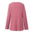 thumbnail image 4 of EDFBUYKRS Fall Shirts Womens Tops Long Sleeve Print Loose Blouse S, 4 of 5