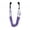 Purple, variant on 1Pcs Aerial Yoga Swing Set, Yoga Hammock Hanging Inversion Sling Kit, Antigravity Suspension Trapeze for Pilates Silk Home Gym Fitness and Full Body Stretching 63 Inch Purple