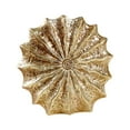 thumbnail image 3 of deevoka Conch Flower Vase Aesthetic Decorative Vase for Dining Table Entrance Office Gold Small, 3 of 9