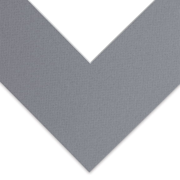 Blick Pre-Cut Mat - Bar Harbor Gray, 10" x 10" (3-3/4" x 3-3/4" Opening)