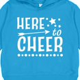 thumbnail image 3 of Inktastic Here to Cheer Cheerleading with Arrow and Stars Toddler Hoodie, 3 of 4