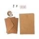 thumbnail image 1 of Seitruly Paquete de 12 sobres Kraft de superficie lisa, papel de carta exquisito, sobres hechos a mano, accesorios de estampado, suministros de papelería cartulina Tipo 6, 1 of 6