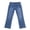 Z1-Blue-Frostluinai summer jeans denim pants, variant on Womens Capri Jeans Casual Straight Leg Denim Pants Elastic Waist Baggy Cropped Jeans Plus Size Classic Capri Pants with Pocket
