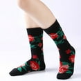 thumbnail image 4 of Soft Socks For Women Geometric Print Socks For Mens Females Socks Print Socks Gifts Cotton Long Funny Socks Novelty Funky Cute Socks 1Pack, 4 of 4
