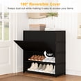 thumbnail image 4 of BGTREND 5 Tier Shoe Rack with Covers Shoe Storage Organizer Holds 20 Pairs for Closet Entryway Hallway, Black, 4 of 8