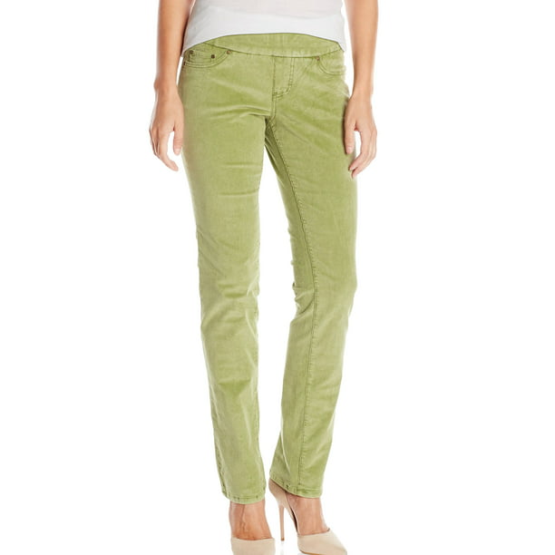 JAG Jeans - Jag NEW Lime Green Womens Size 14 Pull-On Straight-Leg ...