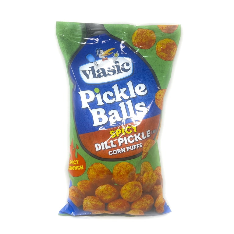 Vlasic, Pickleball Balls, 14 Ounce, Spicy Dill Corn Puffs