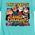 thumbnail image 3 of Paw Patrol - Lil Pups Big Trucks - Toddler And Youth Girls Short Sleeve Graphic T-Shirt, 3 of 6