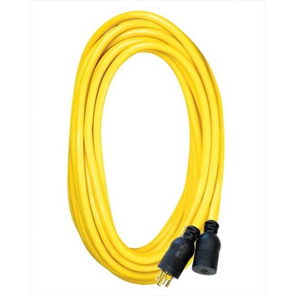 Voltec 05-00129 100 ft. SJTW Yellow - Locking Extension Cord, Case Of 2