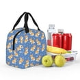 thumbnail image 4 of KLL Corgi Print Insulated Lunch Bag Women, Reusable Cute Tote Lunch Box for Adult & Men, Leakproof Cooler Lunch Bags for Work Office Travel Picnic, 4 of 5