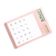 thumbnail image 4 of Calculadora con energía solar pantalla táctil pantalla LCD de 8 dígitos calculadora transparente portátil para oficina escuela hogar rosa, 4 of 5