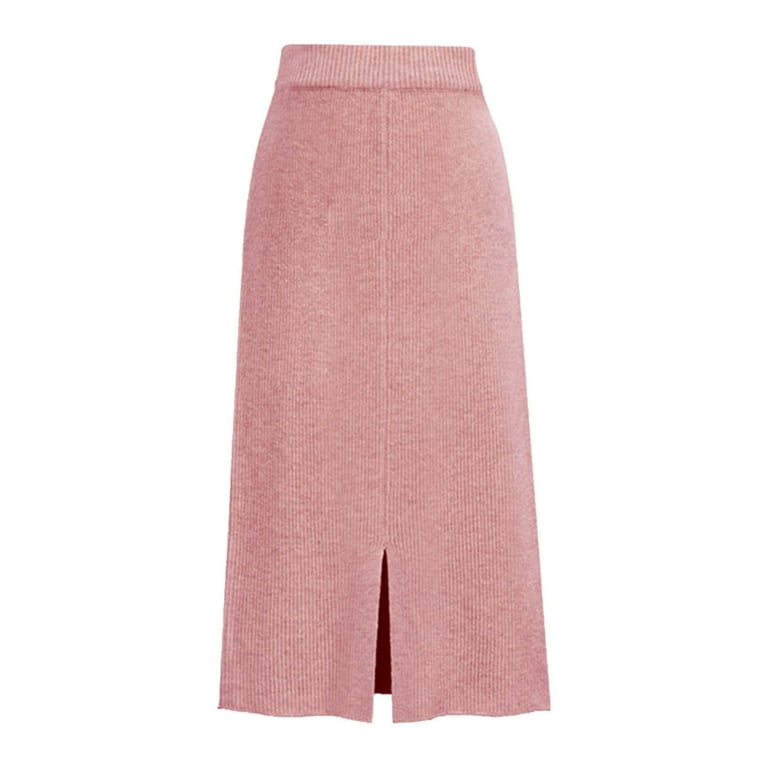 Womens Plus Size Skirts Winter Wool Skirt Long Woolen Skirt Thick Skirt Spring Summer Fashion Skirt Walmart