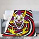 thumbnail image 1 of Manta de microfibra suave y cálida de la serie Insane Clown Posse de ICP para sofá cama durante toda la temporada, 40 x 30 pulgadas, 1 of 5