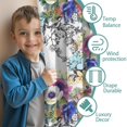 thumbnail image 3 of Blackout Kids Curtains,Pioneer Flower Floral Print Pattern Childrens Insulated Curtains Set Of 2,Bedroom Essentials,Toddler Room Decor 42"x54", 3 of 5