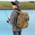 thumbnail image 6 of Waterproof Fishing Backpack with Rod Holders, 40L Tackle Box Storage for Men and Women, 6 of 6
