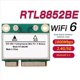 thumbnail image 2 of 2X RTL8852BE Tarjeta de Red WiFi 6 1800Mbps BT 5.2 Inalámbrica de Doble Banda MiniPCIe 802.11ac/Ax 2.4G/5Ghz -MIMO para Win 10 Pcie, 2 of 6