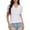 White, variant on Womens Dressy Casual Tops Swiss Dot Sheer Puff Short Lace Sleeve V Neck Shirts Blouse