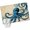 Blue, variant on 2x3 Ft Entryway Area Rug, Vintage Blue Octopus Kitchen Rug Runner Washable Floor Mat, Summer Coastal Ocean Wave Non Slip Indoor Door Mat Throw Carpet for Bathroom Living Room Bedroom