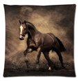 thumbnail image 1 of QIFEIHA Running Horse Pillowcase Cushion Cover Two Sides Printing Size 18x18 inch, 1 of 2