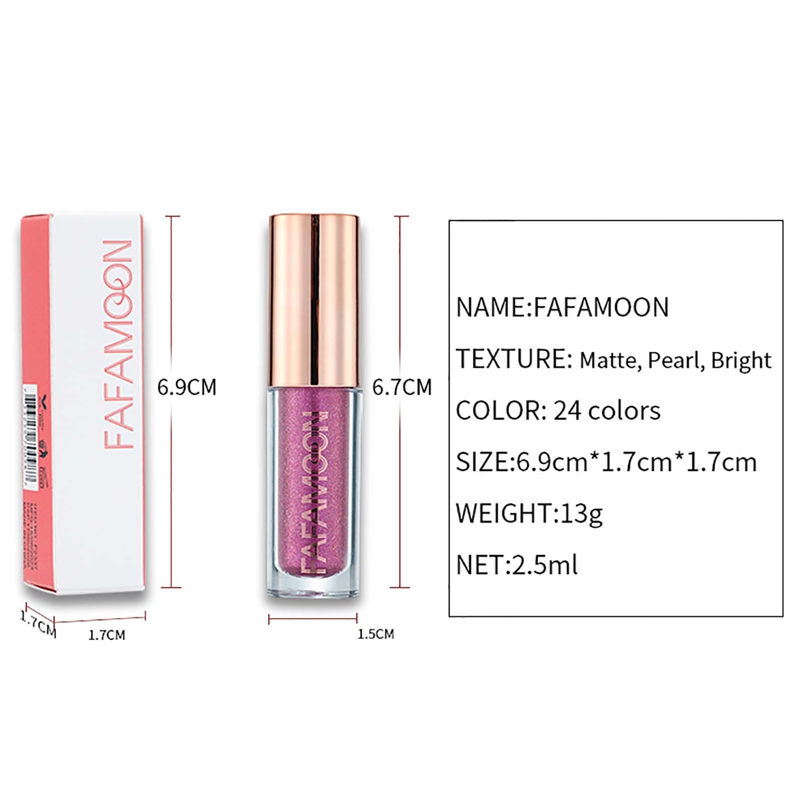 Liquid Eyeshadow Set Long Lasting High Pigmented Liquid Eye Shadow（2 ...