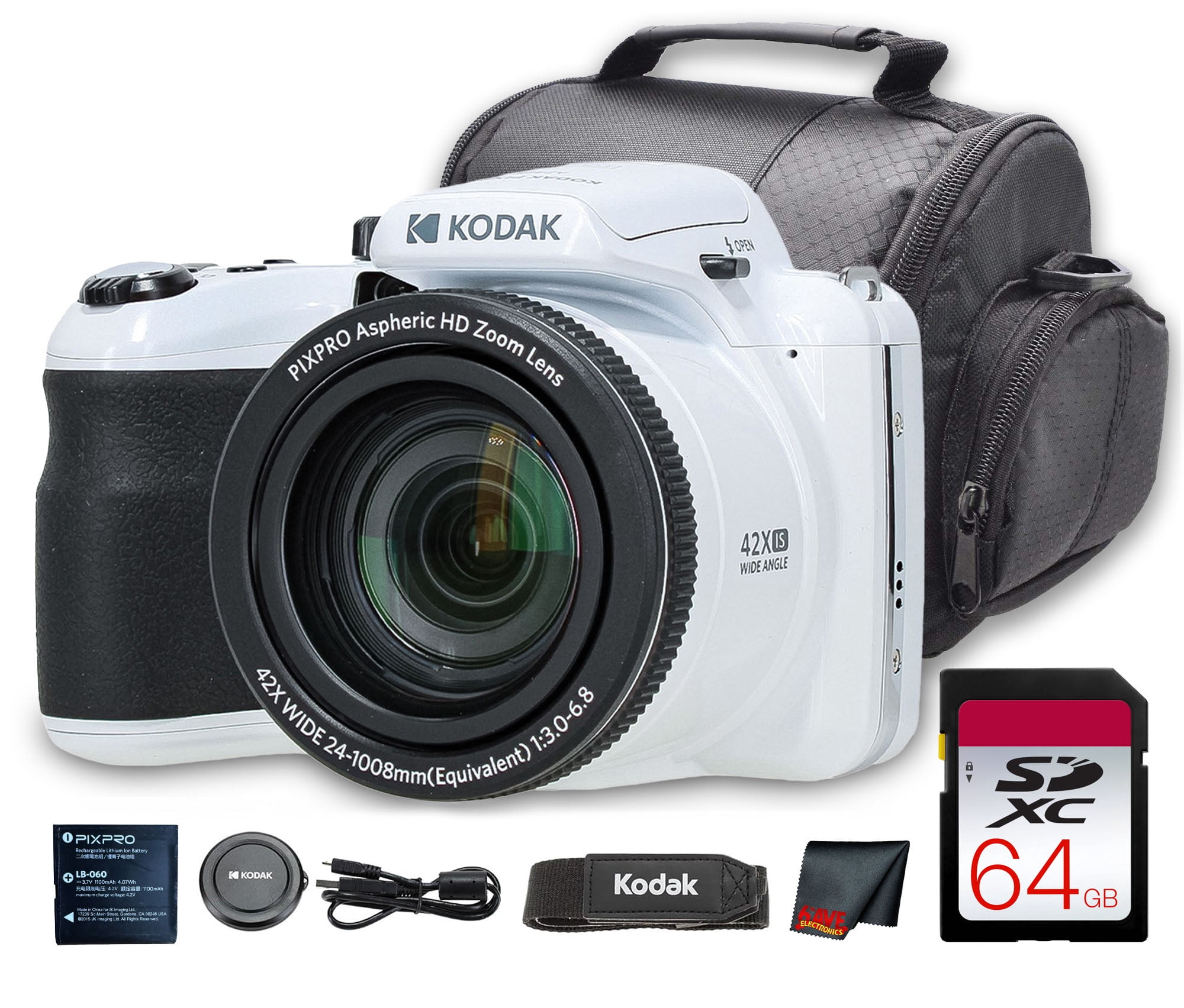 KODAK PIXPRO FZ43 Point Shoot Camera - Compact 16MP, 4X Zoom, HD