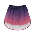 thumbnail image 3 of Minifalda con banda elástica informal ajustada para cintura con botones estampados a la moda para mujer Wmkox8yi  FGJ1217, 3 of 3