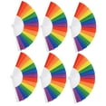 thumbnail image 3 of Folding Hand Fan, Handheld Fan 16.7 X 9.1 X 0.8in Folding Fan Prop  For Wedding Dancing Performance, 3 of 8