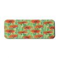 thumbnail image 1 of Spring Computer Mouse Pad, Scarlet Poppy Flowers Field with Butterflies Inspirational Wild Herbs Design, Rectangle Non-Slip Rubber Mousepad Large, 31" x 12", Fern Green Scarlet, by Ambesonne, 1 of 2