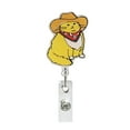 thumbnail image 1 of Funny And Cute Cartoon Pattern Badge Reel With Clip Closure For Workplace Induction Graduation Of Doctors Teachers Students Workers, 1 of 4