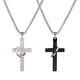 thumbnail image 1 of Collar Cruzado, Collar Simple De Acero Inoxidable Para Citas Para Hombres, 1 of 8