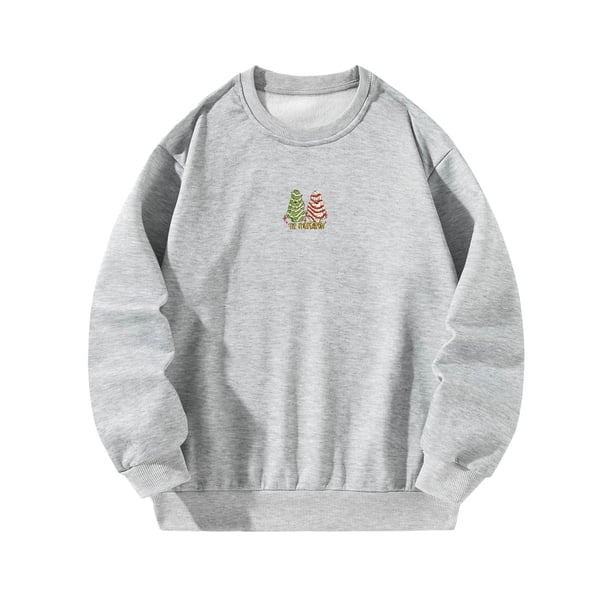 Sudadera de mujer Activewear dibujos animados manga larga Streetwear sudadera para senderismo S
