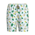 thumbnail image 3 of Yiaed Pineapple for Men's Soft Sleep Pajama Short Lounging Pajama Shorts-Large, 3 of 8