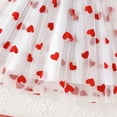 thumbnail image 6 of CAIXIA Toddler Dress Toddler Girls Valentine's Day Outfit Heart Print Tutu Dress Cute Party Dress for Little Girls, 6 of 6