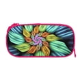 thumbnail image 3 of Vsdgher Hippie Style Print Large Capacity Pencil Case Pouch with Zipper, Portable Aesthetic Big Capacity Pencil Cases Pen Office Travel Stationery Bag, 3 of 8