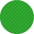 thumbnail image 1 of Ahgly Company Tapis Rond Lavable en Machine Intérieur Transitionnel Vert Lime, 4 Pieds Rond, 1 of 7