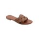 thumbnail image 2 of Sandalias de piso Exterior Piel Vegana Color Café Para Mujer, 2 of 3